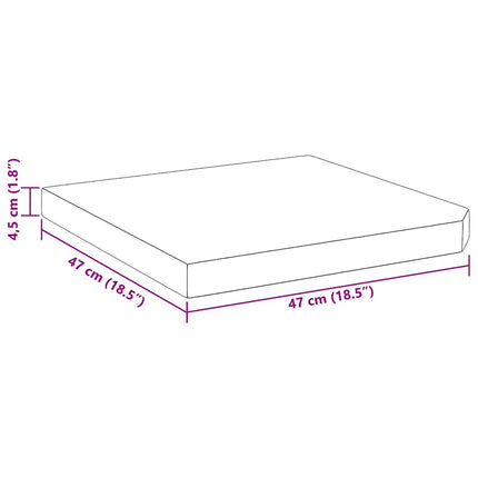 Parasolvoetplaat Vierkant 25 Kg Graniet