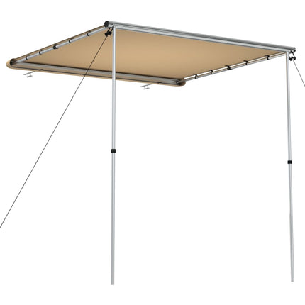 Luifel Voor Camper En Caravan 2,4X2X2,15 M Beige