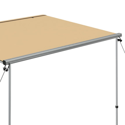 Luifel Voor Camper En Caravan 2,4X2X2,15 M Beige