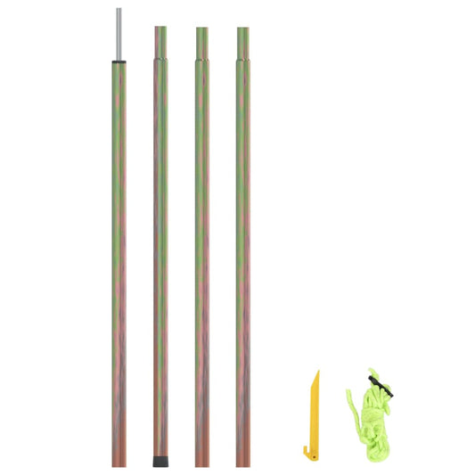 Gegalvaniseerd stalen zonneschermpaal 250 cm