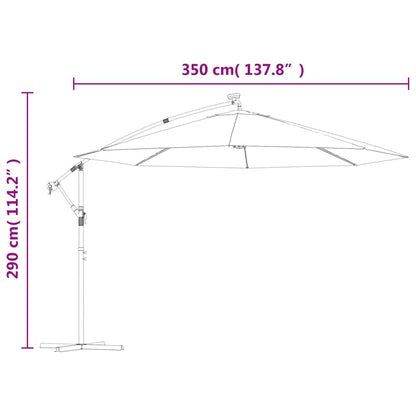 Zweefparasol Met Led-Verlichting