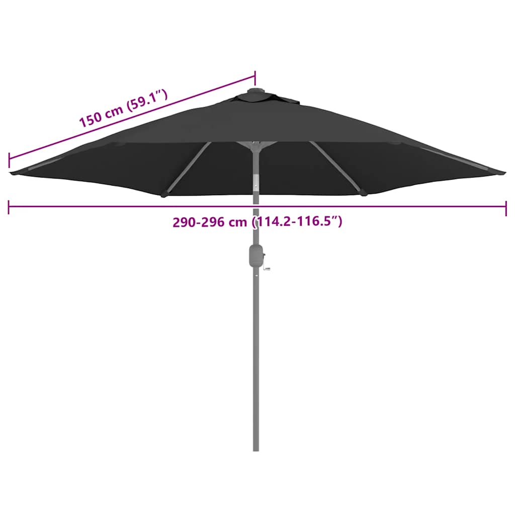 Vervangingsdoek Voor Parasol 300 Cm Kleurig