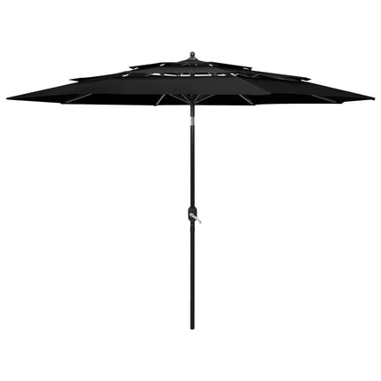 Parasol 3-Laags Met Aluminium Paal 2,5 M