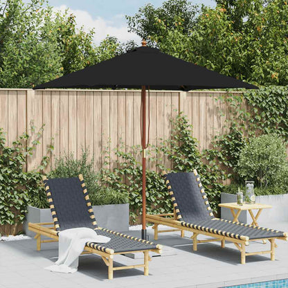 Parasol Met Houten Paal 150X200 Cm