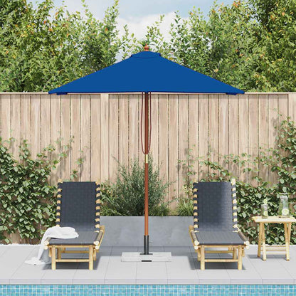Parasol Met Houten Paal 150X200 Cm