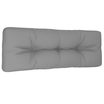 Palletkussen 120X40X12 Cm Stof Grijs Crème