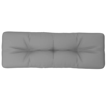 Palletkussen 120X40X12 Cm Stof Grijs Crème