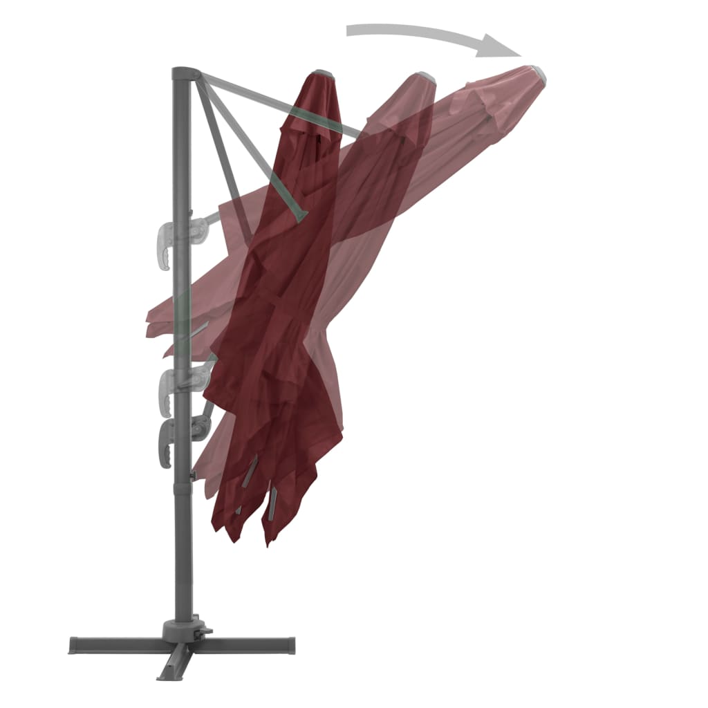 Zweefparasol Met Aluminium Paal
