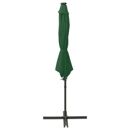 Zweefparasol Met Paal En Led-Verlichting 300 Cm