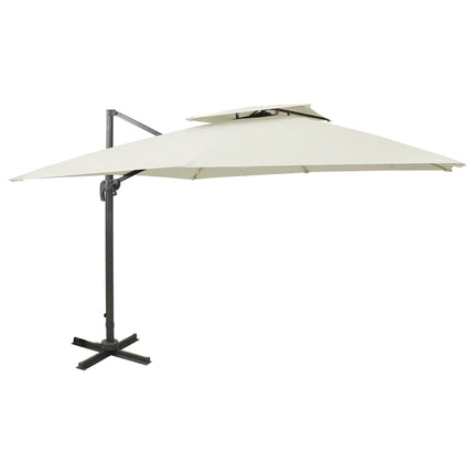 Zwevende Parasol Met Dubbele Bovenkant Kleur