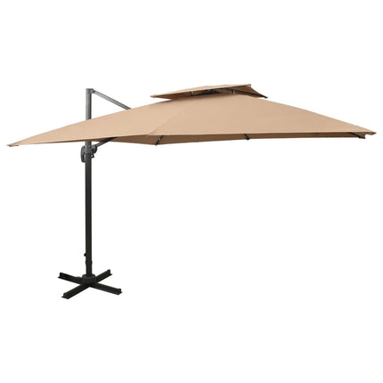 Zwevende Parasol Met Dubbele Bovenkant Kleur