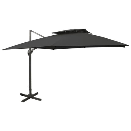 Zwevende Parasol Met Dubbele Bovenkant Kleur