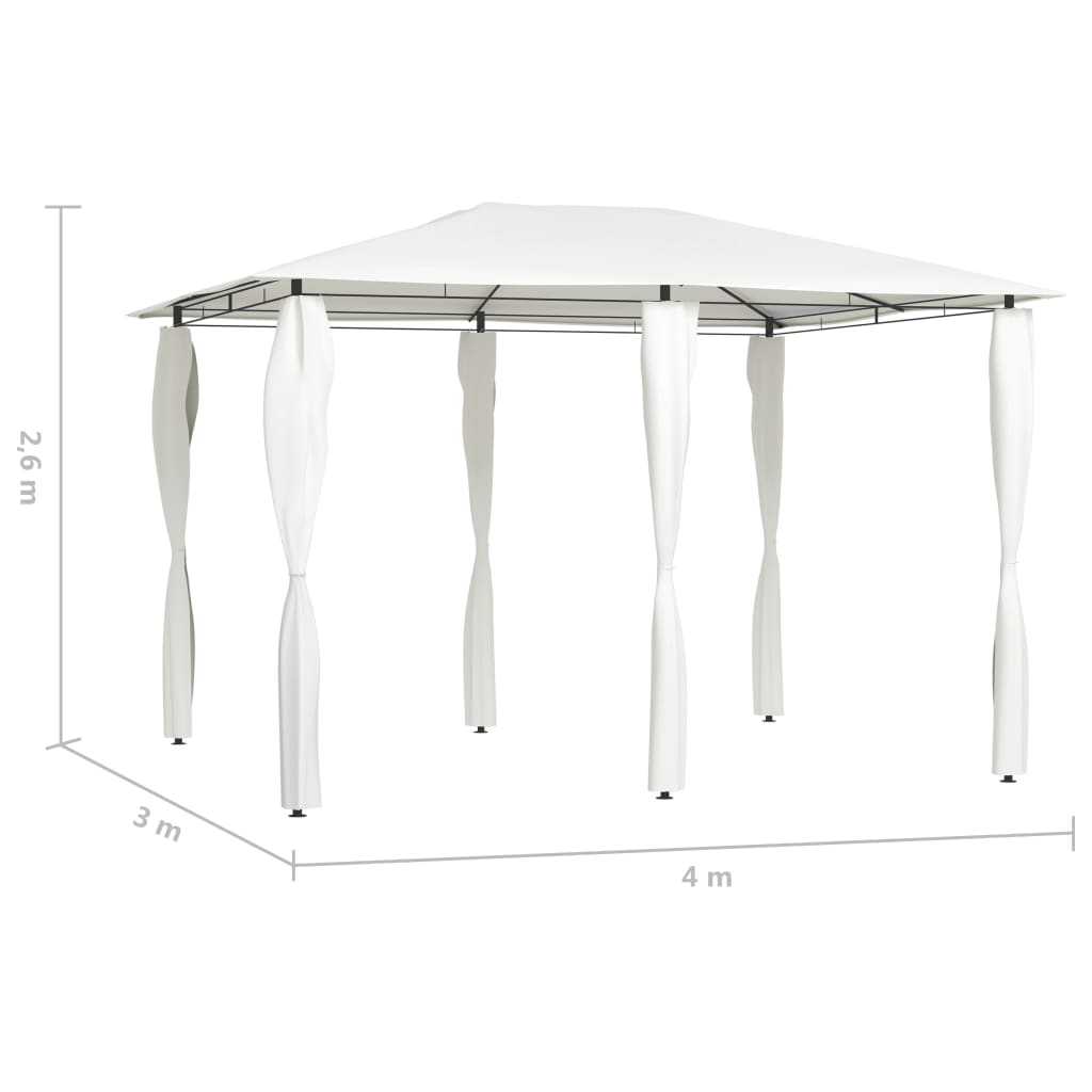 Prieel 160 G/M² 3X4X2,6 M Kleurig Crème
