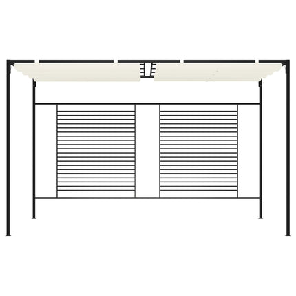 Prieel Met Uittrekbaar Dak 180 G/M² 3X4X2,3 M Kleurig