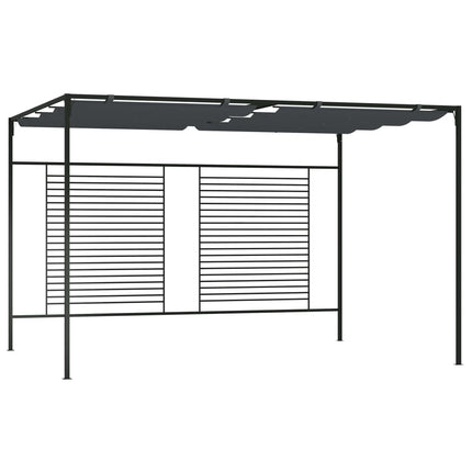 Prieel Met Uittrekbaar Dak 180 G/M² 3X4X2,3 M Kleurig
