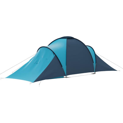 Tent 6-persoons blauw en lichtblauw