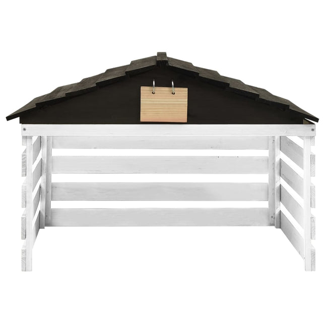 Overkapping Voor Grasmaaier 78X74X54 Cm Vurenhout