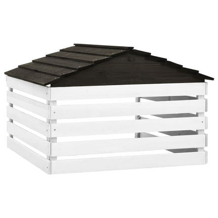 Overkapping Voor Grasmaaier 78X74X54 Cm Vurenhout