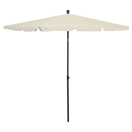 Parasol Met Paal 210X140 Cm Kleurig