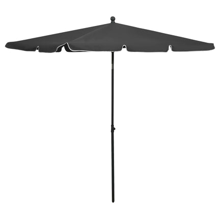 Parasol Met Paal 210X140 Cm Kleurig