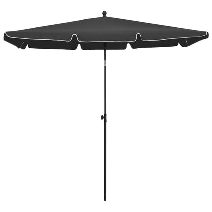 Parasol Met Paal 210X140 Cm Kleurig