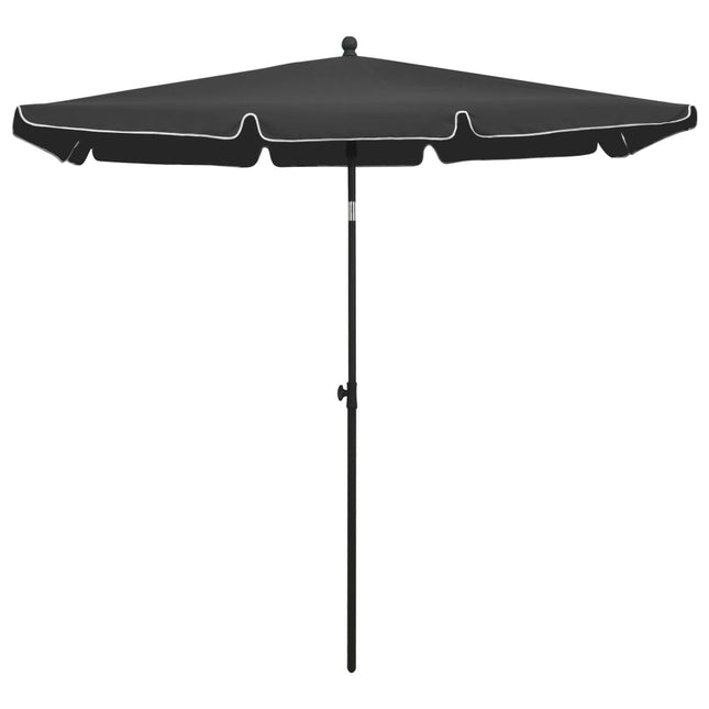 Parasol Met Paal 210X140 Cm Kleurig