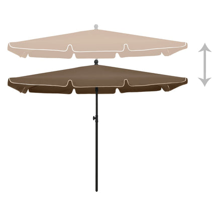 Parasol Met Paal 210X140 Cm