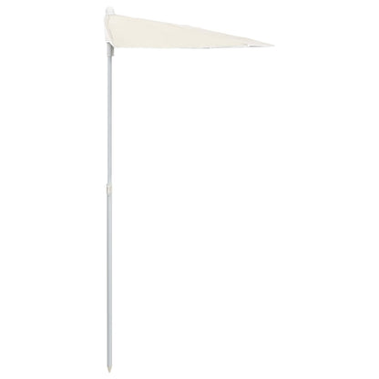 Parasol Half Met Paal 180X90 Cm Kleurig