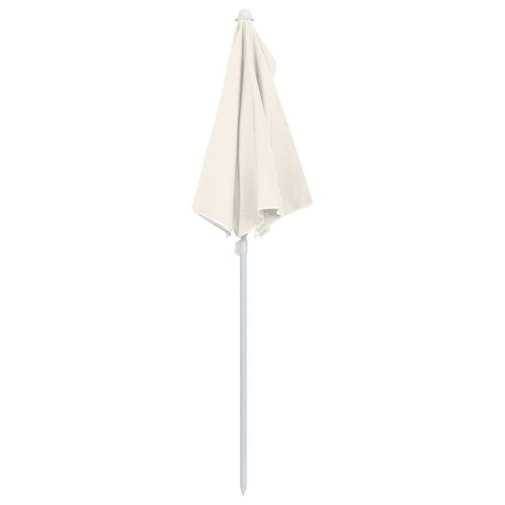 Parasol Half Met Paal 180X90 Cm Kleurig