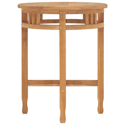 Bistrotafel Inklapbaar Ø60X75,5 Cm Massief Teakhout