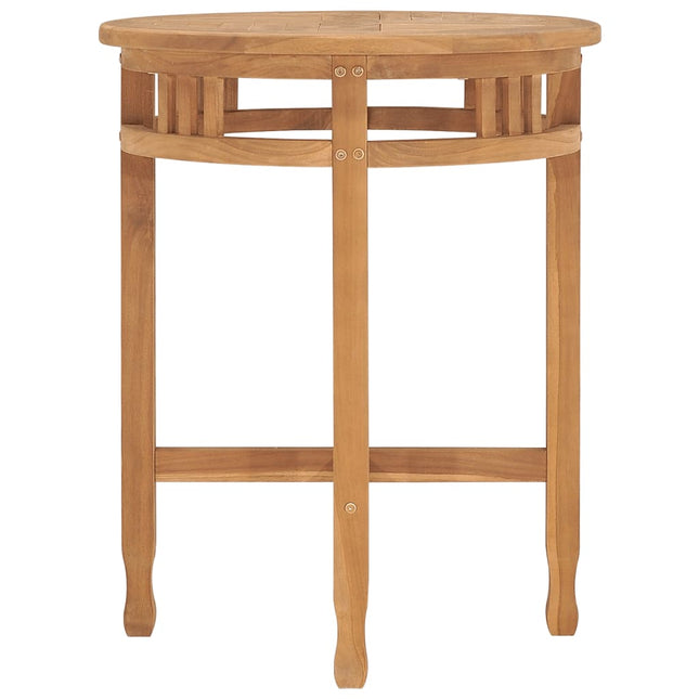 Bistrotafel Inklapbaar Ø60X75,5 Cm Massief Teakhout