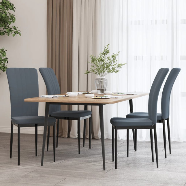 Eetkamerstoelen Fluweel Kleurig