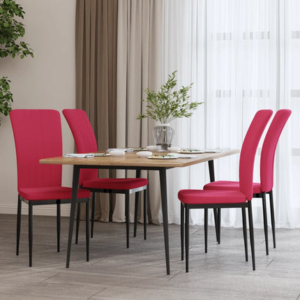 Eetkamerstoelen Fluweel Kleurig