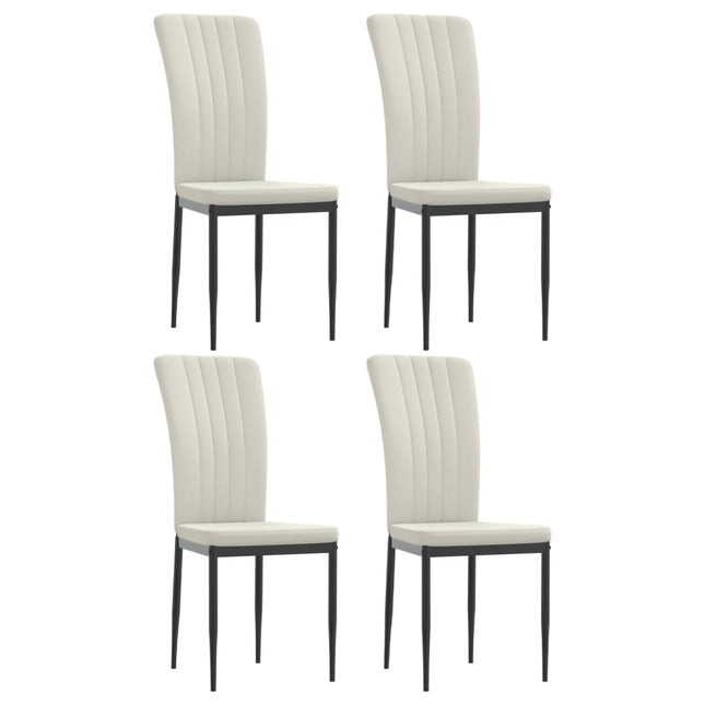 Eetkamerstoelen Fluweel Kleurig
