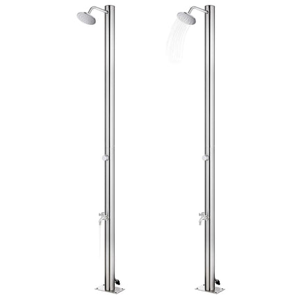 Buitendouche 215 Cm Roestvrij Staal