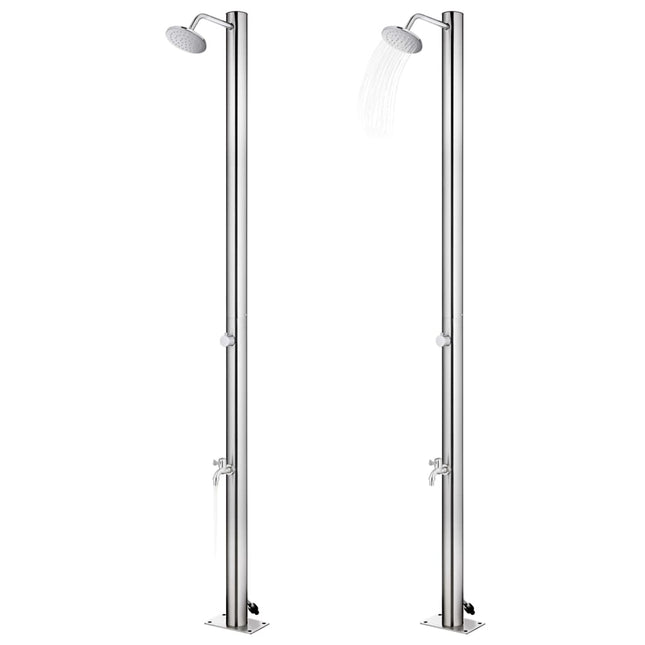 Buitendouche 215 Cm Roestvrij Staal