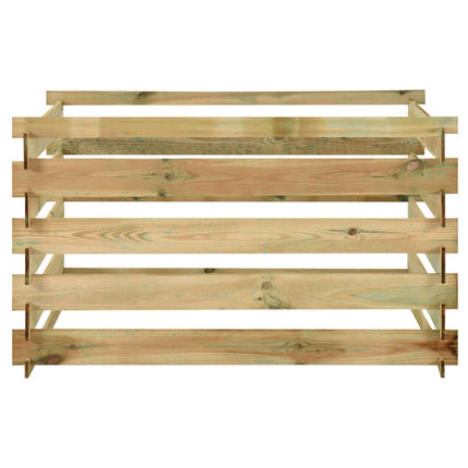 Tuincompostbak Gelat 120X120X70 Cm Geïmpregneerd Grenenhout