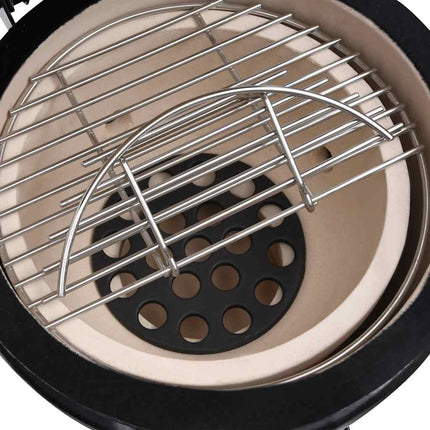 Kamado Barbecue 2-In-1 56 Cm Keramiek