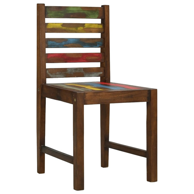 Eetkamerstoelen Massief Gerecycled Hout