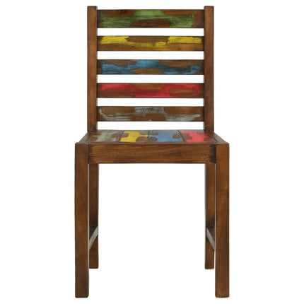 Eetkamerstoelen Massief Gerecycled Hout