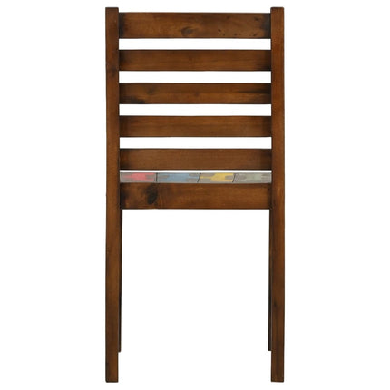 Eetkamerstoelen Massief Gerecycled Hout