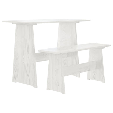 Eettafel Met Bankje Reine Massief Grenenhout