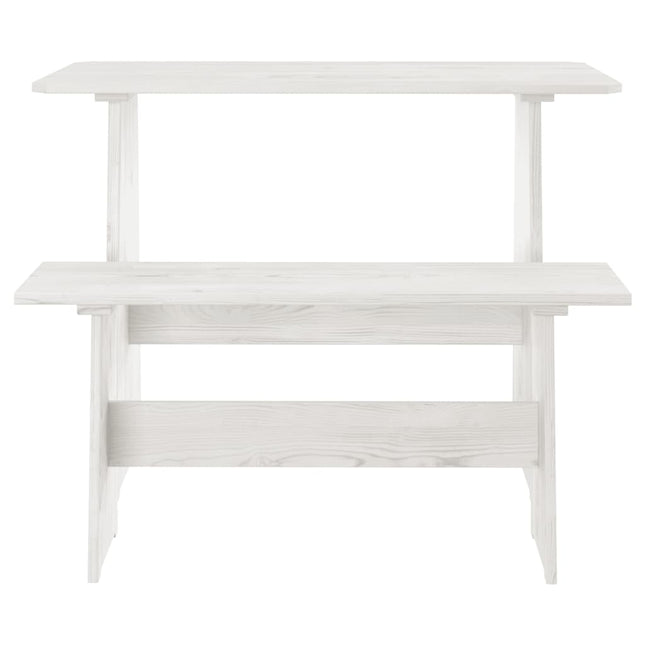 Eettafel Met Bankje Reine Massief Grenenhout