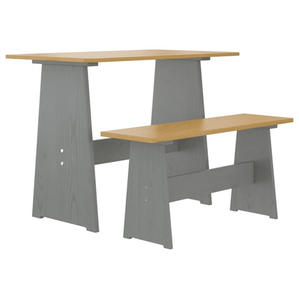 Eettafel Met Bankje Reine Massief Grenenhout