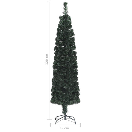 Kunstkerstboom Met Standaard Smal 120 Cm Glasvezel