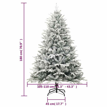 Kunstkerstboom 180 Cm Pvc En Pe Groen