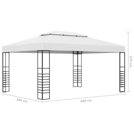 Prieel Met Led-Lichtslinger 4X3X2,7 M