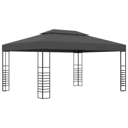 Prieel Met Led-Lichtslinger 3X4 M Kleurig