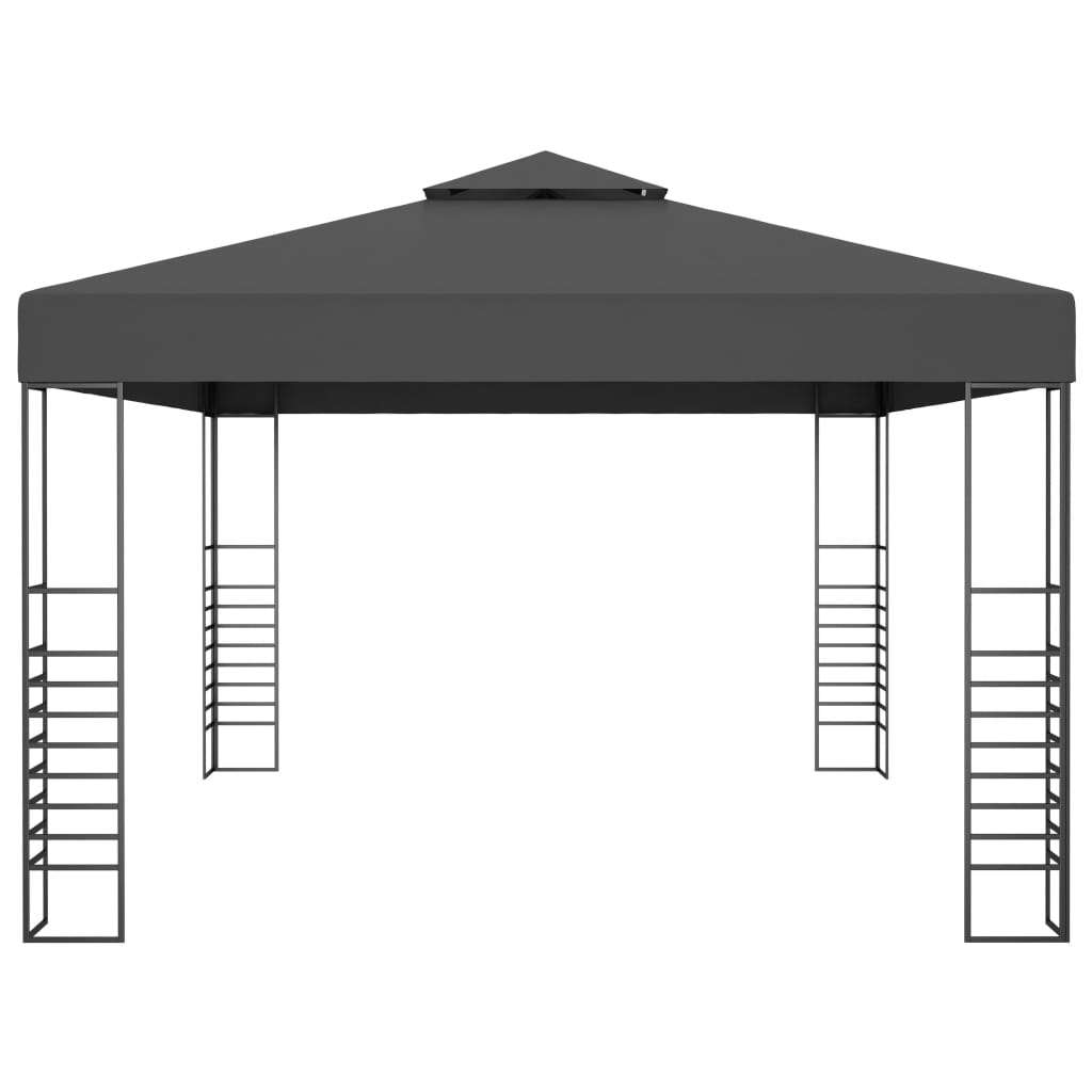 Prieel Met Led-Lichtslinger 3X4 M Kleurig