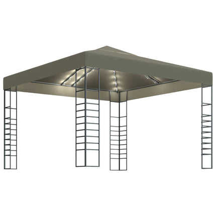 Tuinpaviljoen Met Led-Lichtslinger 3X3 M